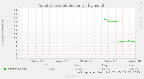 Netstat, established only
