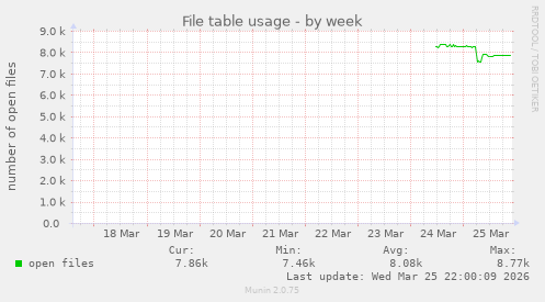 File table usage