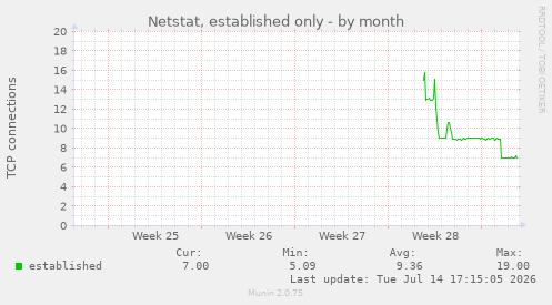 Netstat, established only