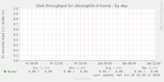 Disk throughput for /dev/vg0/lv-0-home